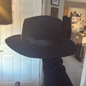 Lack of color wool hat